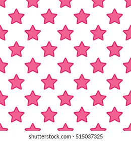 Seamless stars pattern. Abstract vector illustration.