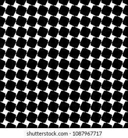Seamless stars pattern. Crosses background. Checkered backdrop. Oriental symbols ornament. Traditional architecture wallpaper. Ancient ethnic mosaic motif. Digital paper, textile print. Vector art.