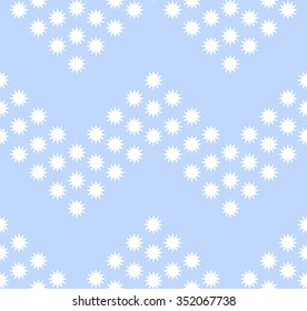 Seamless stars pattern. Garlands of stars. Abstract Vector Background. Seamless Christmas Pattern. New year blue background. Zigzag Pattern. Geometric Pattern. Wavy backdrop. Vector Regular Texture