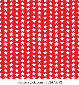 Seamless stars pattern. Garlands of stars. Abstract Vector Background. Seamless Christmas Pattern. New year red background. Geometric Pattern. Vector Regular Texture