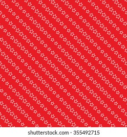 Seamless stars pattern. Garlands of stars. Beads pattern. Abstract Vector Background. Christmas Pattern. New year red background. Geometric Pattern. Vector Regular Texture