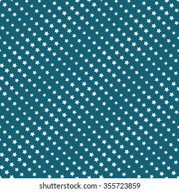 Seamless stars pattern. Garlands of stars. Beads pattern. Abstract Vector Background. Christmas Pattern. New year turquoise background. Geometric Pattern. Vector Regular Texture
