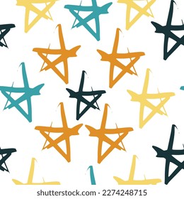 seamless stars pattern. Gift wrapping paper