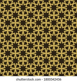 Seamless stars pattern on black background wallpaper pattern