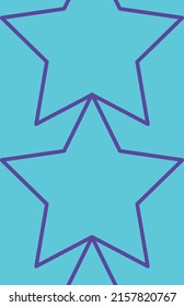 seamless stars pattern. print in light blue and dark blue colors.