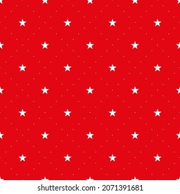 Seamless stars pattern. Vector background.