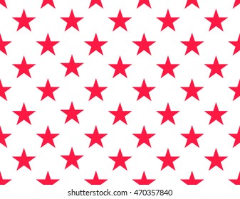 Seamless stars pattern. Vector background