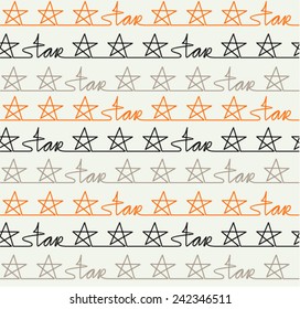 Seamless stars texture