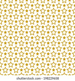 Nahtlose Sternentextur. Vektorkunst.