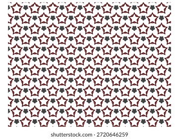 Seamless stars vector pattern ideal for wallpapers, textiles, packaging, web backgrounds, and celestial-themed designs.
