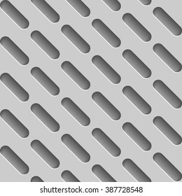 Seamless Steel Plate pattern. Vector metal grid texture