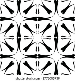 nahtlose Stablenmuster im indischen, spanischen, marokkanischen und persischen Stil. Muster für Druck, Gewebe, Fliesen, Web, Kleidung, Hintergrund, Packpapier usw.
