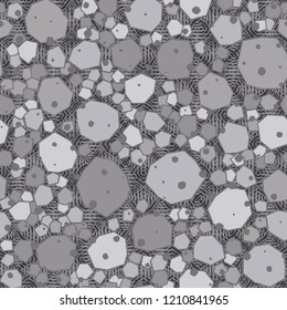 Seamless stone camouflage on a motley texture background.