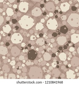 Seamless stone camouflage on a motley texture background.