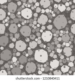 Seamless stone camouflage on the texture of the quadrilateral figures.