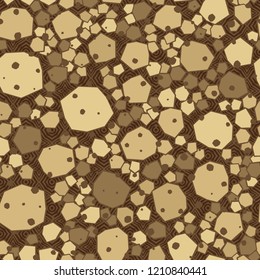 Seamless stone camouflage on the texture of the quadrilateral figures.