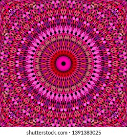 Seamless stone mosaic mandala pattern background design - abstract ethnic vector ornament wallpaper illustration