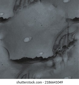 Patrón de mármol gris. Fondo De Tinta Alcohólica De Lujo. Fondo Gris Resumen. Pintura sin vectores. Acuarela De Mármol Gris. El color del agua negro repite la pintura. Cerámica Fluid Elegante. Muro de mosaico gris.