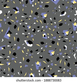 Seamless stone terrazzo texture. Pattern design. Surface pattern design for web and print use. Ideal for fabric and wrapping paper