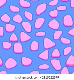Seamless stone texture for game development in casual cartoon style