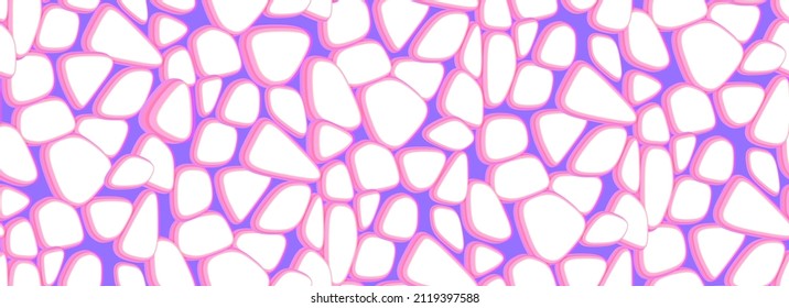 Seamless stone texture for game development in casual cartoon style