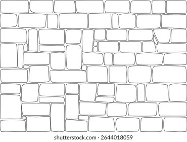 Textura de parede de pedra sem costura para fundos e design 