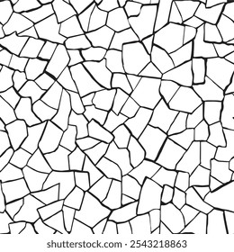 Textura inconsútil de la pared de piedra. Ilustración vectorial. Fondo monocromo de la superficie gruesa.