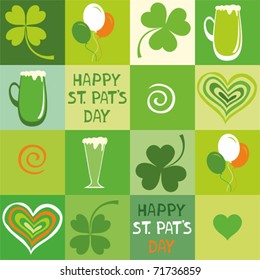 Seamless St.Patrick's day background