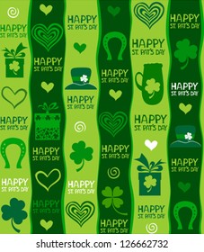 Seamless St.Patrick's day background. vector illustration