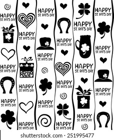 Seamless St.Patrick's day background. vector illustration