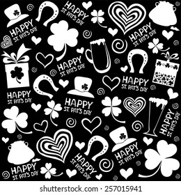 Seamless St.Patrick's day background. vector illustration