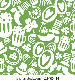 Seamless St.Patrick's day pattern