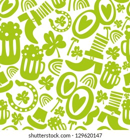 Seamless St.Patrick's day pattern