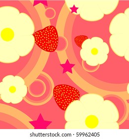 Seamless from strawberries.
