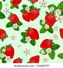 seamless strawberry illustration