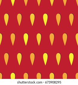 Seamless strawberry texture. Vivid vector background.