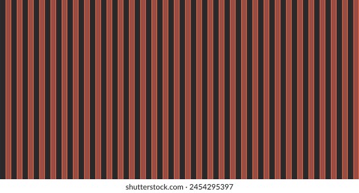 Seamless striated batik pattern. Brown - black. Vertical, cultivation, asia, clothing, background. Vector