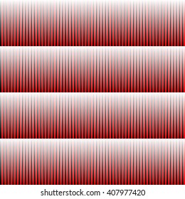 Seamless Stripe and Line Pattern. Vector Black and Red Texture