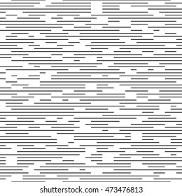 Seamless Stripe and Line Pattern. Vector Black and White Texture. Abstract Minimal Design