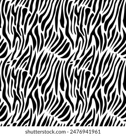 seamless stripe organic hand drawn line art seamless pattern. applicable for background, wallpaper and other decorative purpose such textile and clothing