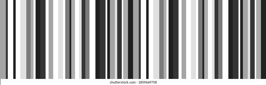 Seamless stripe pattern. Abstract background with lines. Striped banner. Black and white illustration