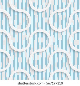 Seamless Stripe Pattern. Abstract Contemporary Background. Modern Tile Wallpaper. 3d Structure Design