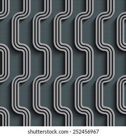 Seamless Stripe Pattern. Abstract Gray Background. Vector Regular Texture