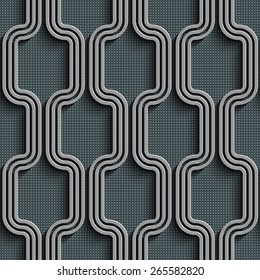 Seamless Stripe Pattern. Abstract Gray Background. Vector Regular Texture