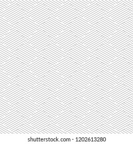 Seamless stripe pattern. Abstract monochrome background. Vector regular texture