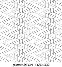 Seamless stripe pattern. Abstract monochrome background. 