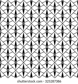 Seamless stripe pattern. Abstract monochrome background. Vector regular texture