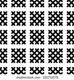 Seamless stripe pattern. Abstract monochrome background. Vector regular texture