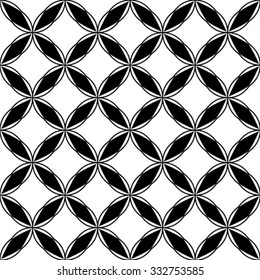 Seamless stripe pattern. Abstract monochrome background. Vector regular texture