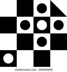 Seamless stripe pattern. Abstract monochrome background. Vector regular texture